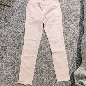 D. Jeans, size 2,blush pink jeans